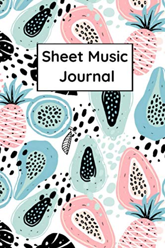 Sheet Music Journal: Songwriting Notebook - Music Sheet Writing ...