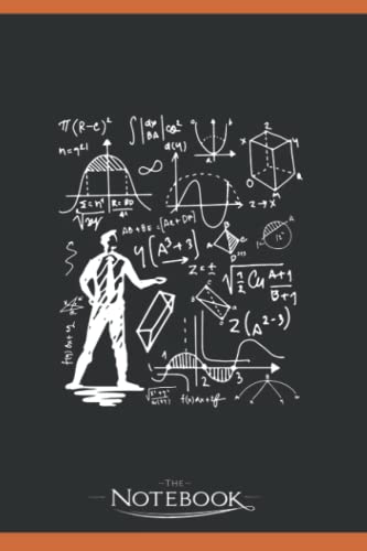 Mathematical Equations Blackboard Math Teacher Great Notebook: 120 ...