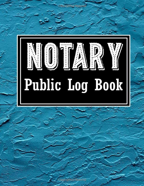 Notary Public Log Book Official Notary Journal Public Notary Records