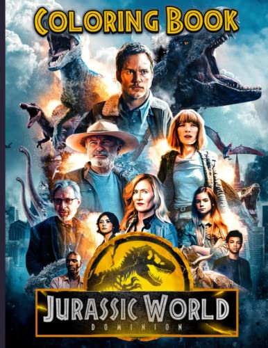 Jurassic Coloring Book: Inspirational Premium Edition World Books For