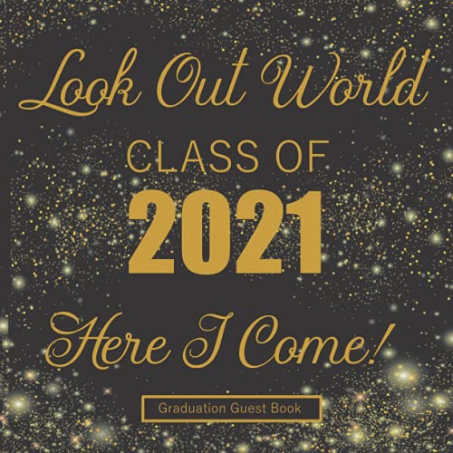 Class Of 2021 Graduation Guest Book Keepsake Memory Book For Party
