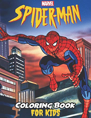Marvel Spider-Man Coloring Book for kids: 50 New Spider-man Coloring ...