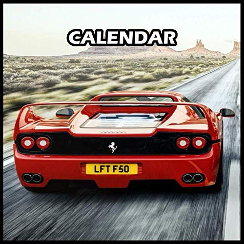 Supercar Ferrari Calendar 2021 Weekly Planner Journal Notebook Limited