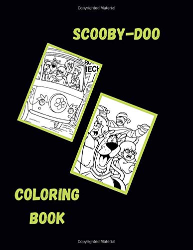 Scooby-Doo Coloring Book: Coloring book for kids and adults that love ...