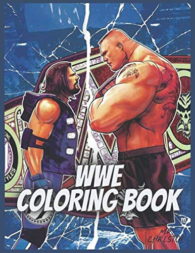 WWE Coloring Book: Coloring Book for Kids and Adults with Fun, Easy ...