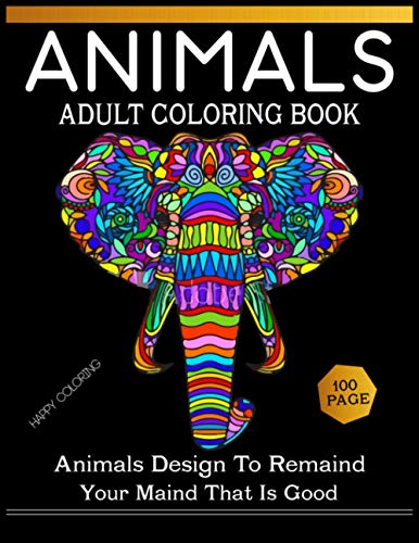 Animals Adult Coloring Book: Animals Coloring Book For Adult with Lions