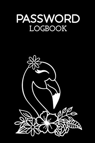 Password Logbook A-Z Tabbed: Floral Flamingo Pass Organizer And Keeper
