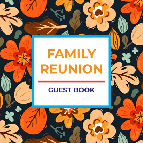 Family Reunion Guest Book Elegant Keepsake Family GetTogether Sign in