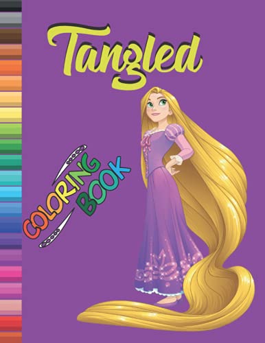 Tangled Coloring book: A great Gift for kids 4-8 yreas old by Ahm ...