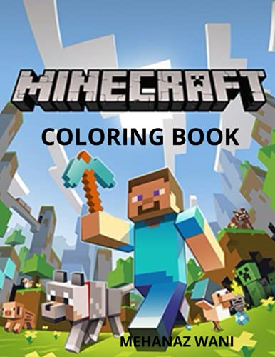 Minecraft Coloring Book: Minecraft Activity Book, Coloring Pages For ...