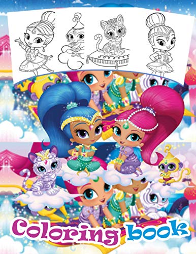 Coloring Book: Shimmer and Shine Coloring Books For kids by shimmer and ...