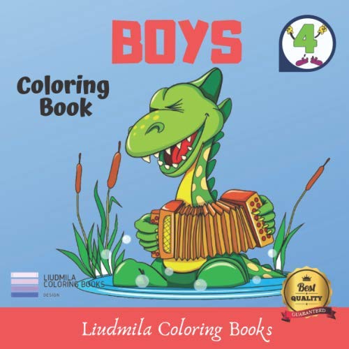 Coloring Book - Boys: Coloring pictures for kids,awesome drawings for