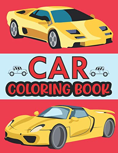 Car Coloring Book: Classic Car Coloring Books For Boys And Girls Cool ...