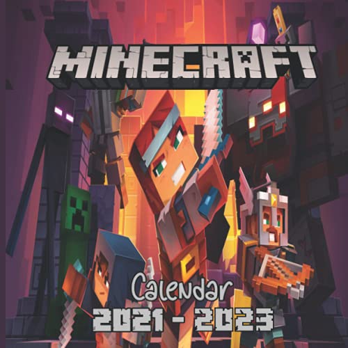 Minecraft Calendar 2021-2023: 2 Years Minecraft Calendar for Alls ...