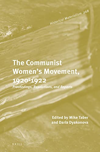 The Communist Women’s Movement, 1920-1922 book cover