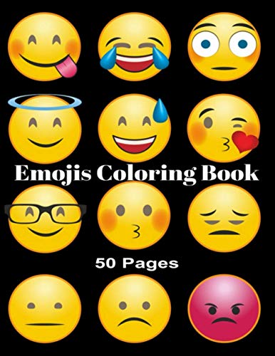 Emojis Coloring Book: Emojis Coloring Book 50 Pages for children by Don ...