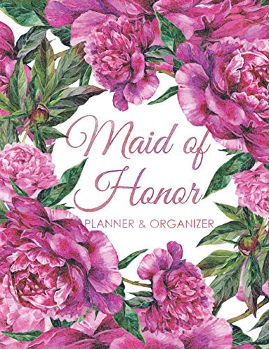 Maid Of Honor Planner: Pink Flower Wreath | The Ultimate Organizer ...