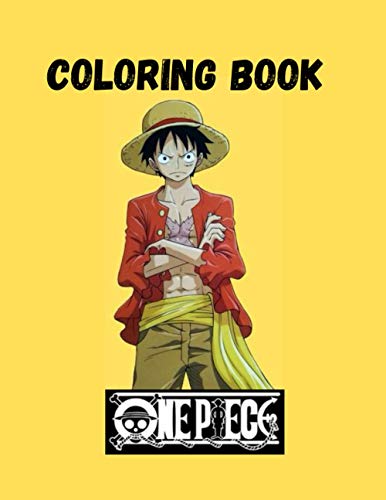 One Piece Coloring Book: Anime Coloring Books for Luffy and Friends ...