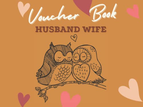 Husband Wife Voucher Book: Gift For Married Couple Spouse Blank Coupons ...