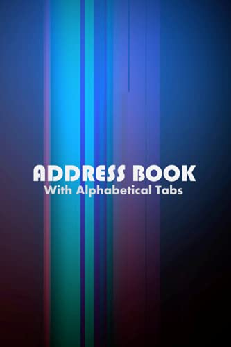 Address Book With Alphabetical Tabs: Address Book with A-Z Alphabetical ...