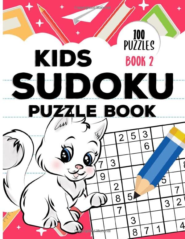 Kids Sudoku Puzzle Book Easy Sudoku for Kids Ages 810 8.5 x 11