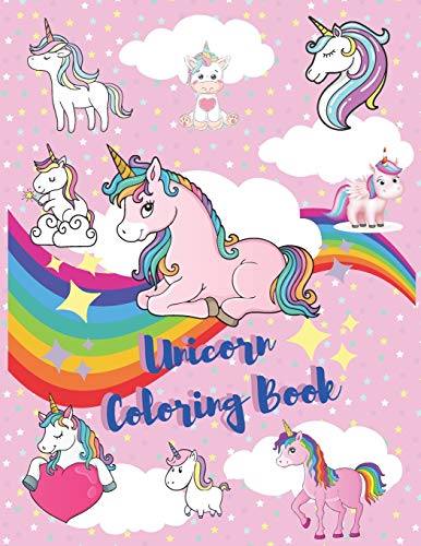 Unicorn Coloring Book: Coloring Book For Kids Ages 4-8 (English Edition ...