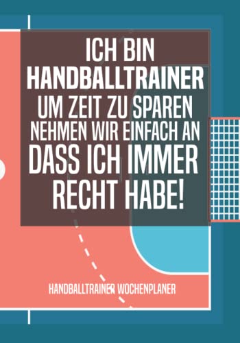 Handballtrainer Wochenplaner: Buch für Handballtrainer - Handball 