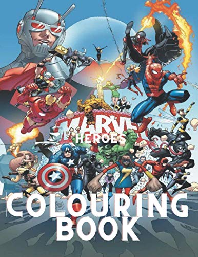MARVEL HEROES COLOURING BOOK: MARVEL HEROES COLOURING BOOK EXCLUSIVE ...