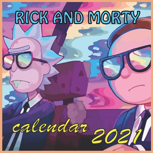RICK AND MORTY calendar 2021 RICK AND MORTY 2022 CALENDAR 16 MONTHS 8