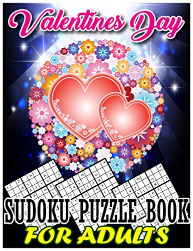 Valentines Day Sudoku Puzzle Book For Adults Love Sudoku Puzzles For 