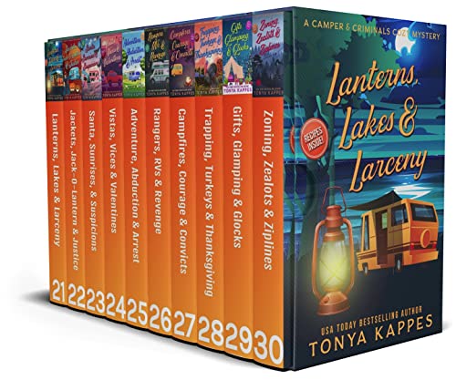 A Camper and Criminals Cozy Mystery: All Ten Books : Box Sets Books 21-30