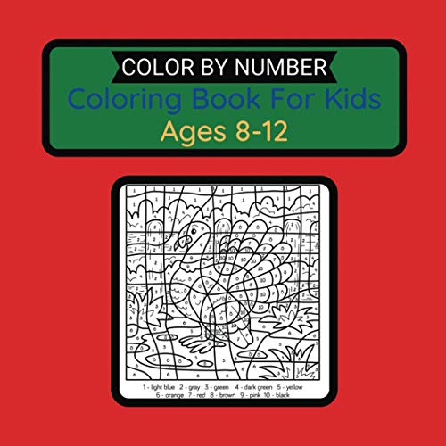 Color By Number Coloring Books For kids ages 812 Unique Color By