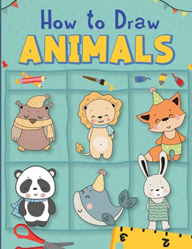 How to Draw Animals: Amazing Animals Drawing and Activity Book for Kids