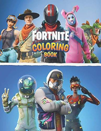 Fortnite Coloring book: Fortnite Coloring Book For Kids And Adults ...