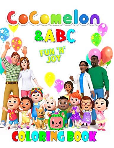 Fun 'N' Joy - ABC & Cocomelon Coloring Book: A Great Coloring Book For
