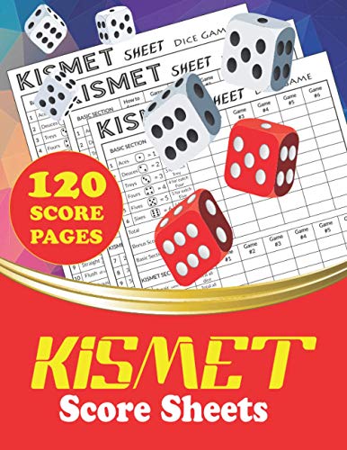 Kismet Score Sheets: Kismet Scoring Game Record Keeper Book / Blank ...