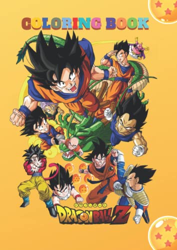 coloring book dragon ball z: More Than 50 Pages Of Fun Dragonball z