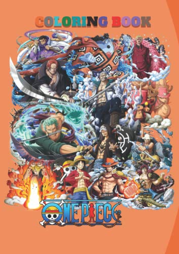 one piece coloring book: The Coloring Books for Kids, Adults , Perfect ...