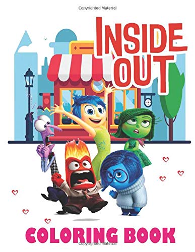 Inside Out Coloring Book: A Fun Coloring Gift Book with Cartoon ...