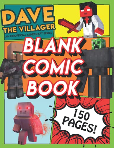 Dave the Villager Blank Comic Book book cover
