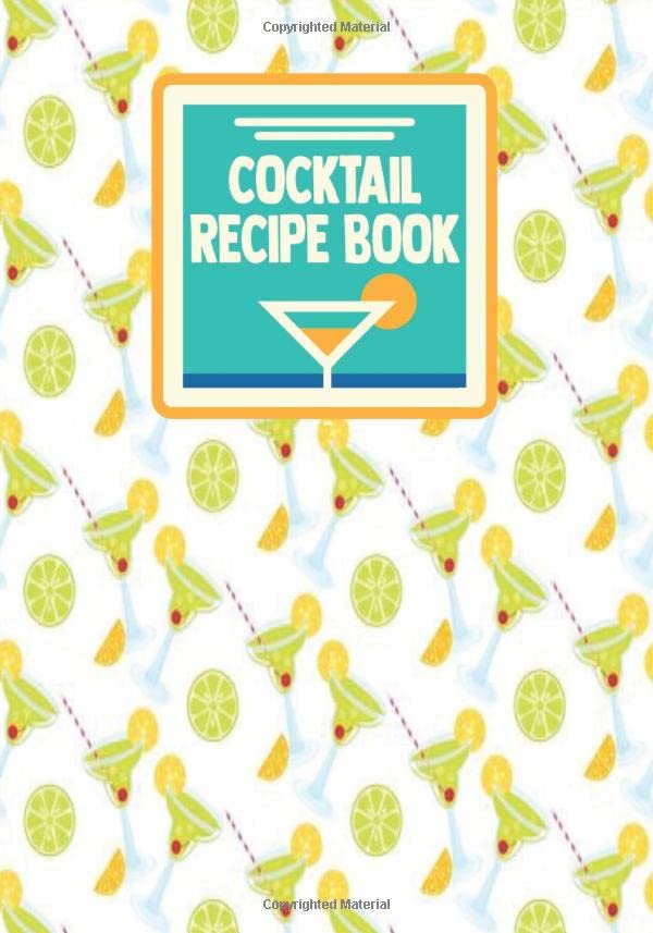 Cocktail Recipe Book DIY Cocktail Recipe Notebook Blank Journal Log Book The Art Of Mixology