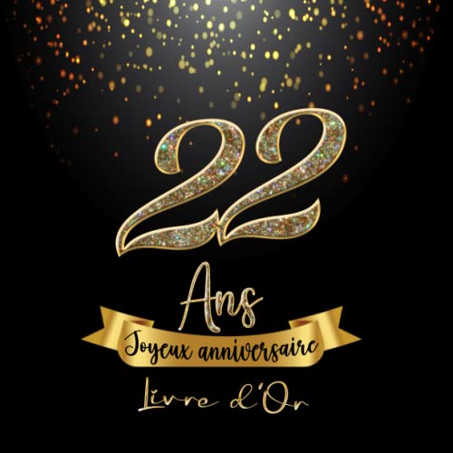 Joyeux Anniversaire 22 ans Livre d