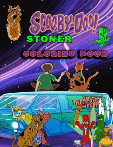 Scóóby Doó Stoner Coloring Book: For Kids 2-8 Years, Make Your Children ...