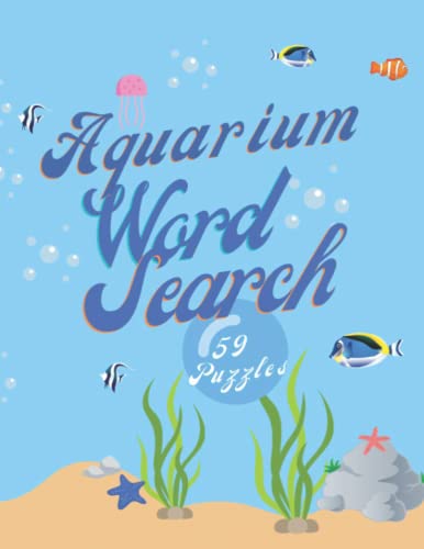 Aquarium Word Search | 59 Puzzles | Aquarium Fish Word Search Puzzles ...