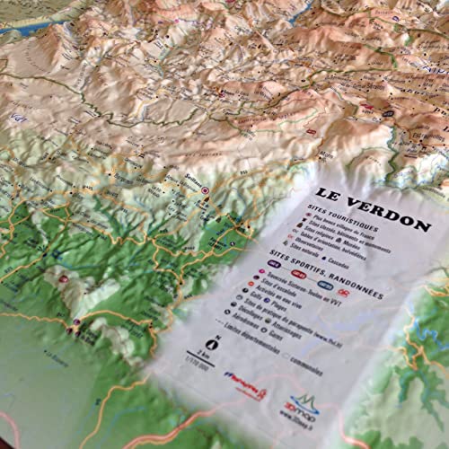 CARTE EN RELIEF DU VERDON by 3DMAP Goodreads
