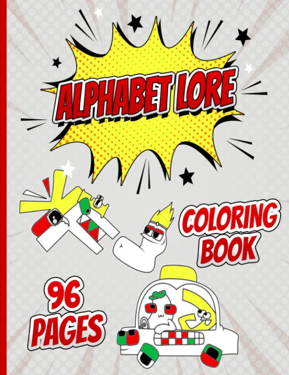 Alphabet Lore Coloring Book: Rainbow Friends, Alphabet Lore Coloring ...