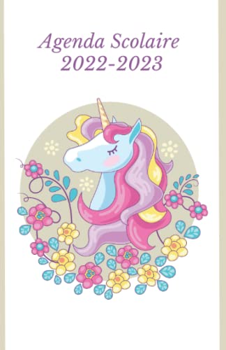 Agenda Scolaire 2022 2023 Licorne Primaire Collège Lycée étudiant