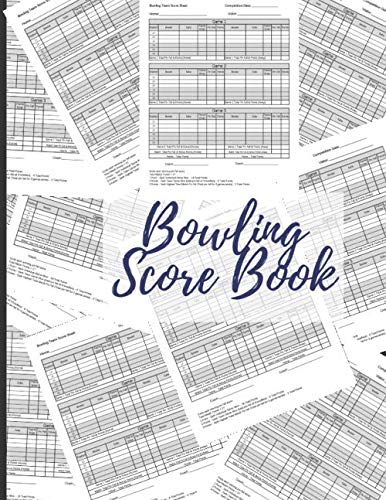 Bowling Score Book: Journal for Bowling Lover Bowling Score Book | 108 ...