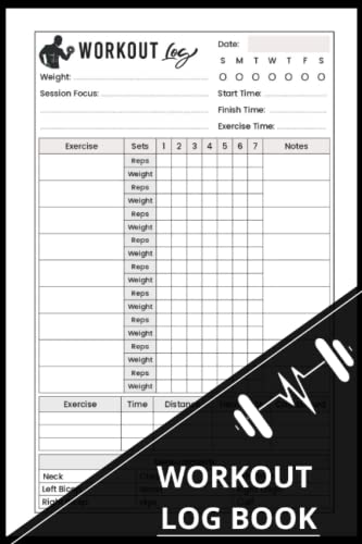 Printable Workout Log For Cardio And Weight