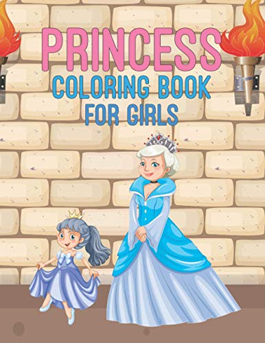 Princess Coloring Book For Girls: Princess Coloring Pages for Tenns ...